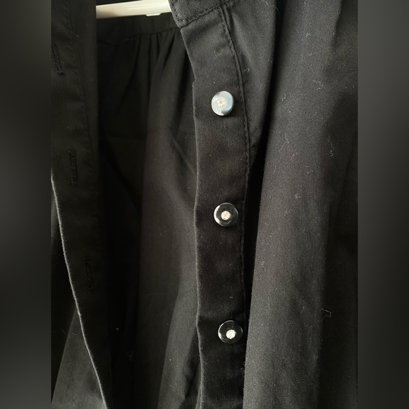 bebe button up shirt with diamond buttons - Picture 5 of 5